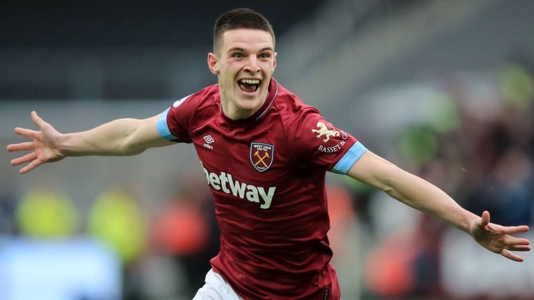 5- Declan Rice 64 milyon Euro
