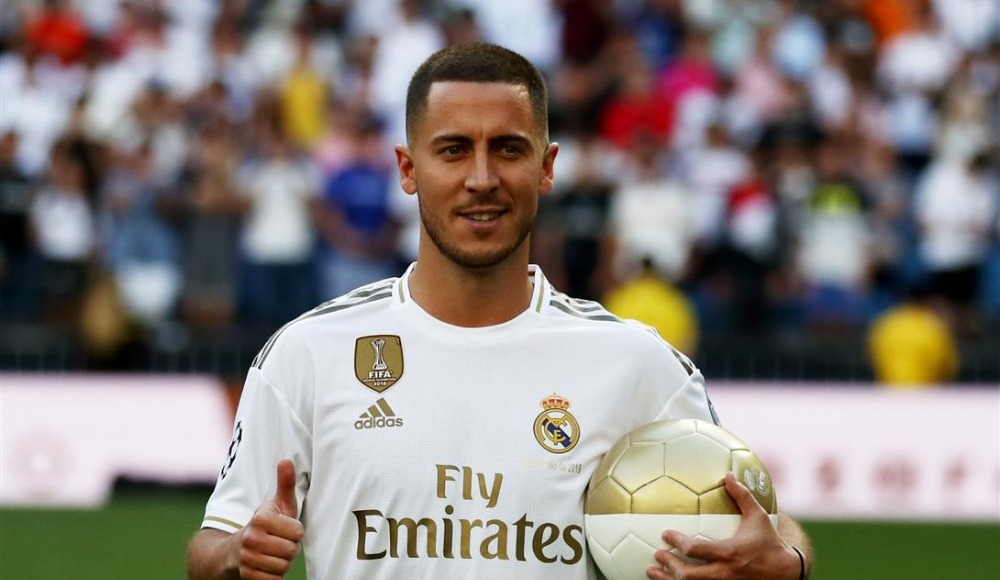 Real Madrid, en pahalı transferi Hazard'ı tanıttı