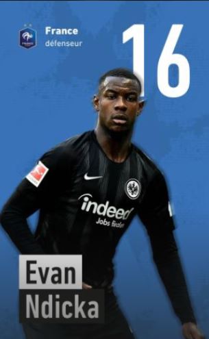 16 - Evan Ndicka