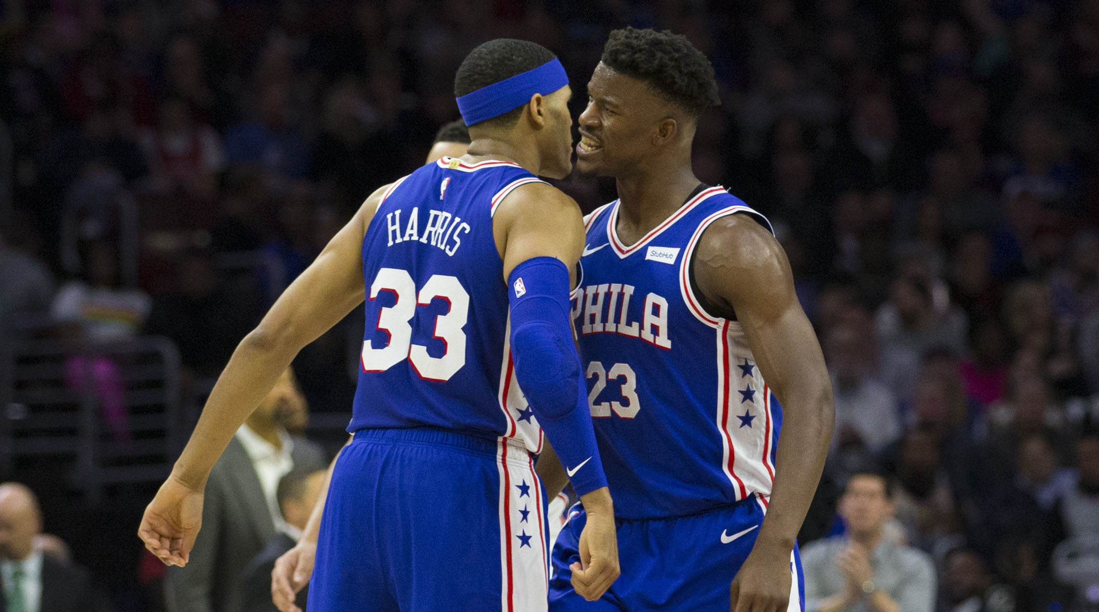 4. Jimmy Butler and Tobias Harris, Philadelphia