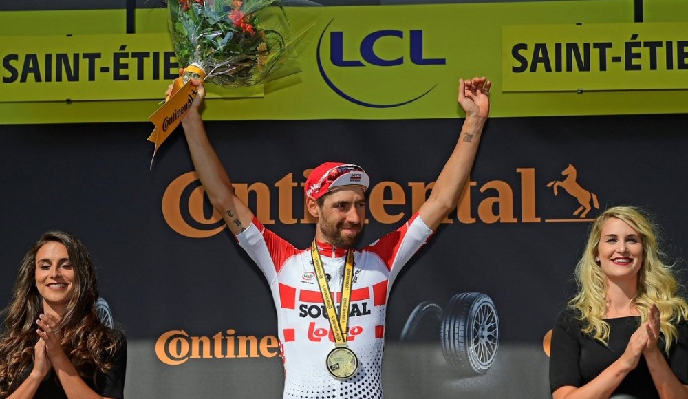 Fransa Bisiklet Turu'nun sekizinci etabını Thomas De Gendt kazandı