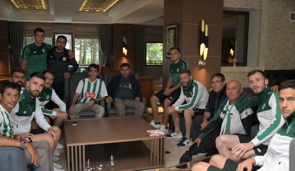 Engelli taraftarlardan Konyaspor’a ziyaret
