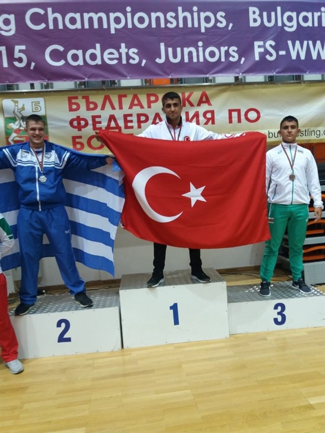 Osmaniyeli güreşçi Balkan Şampiyonu oldu