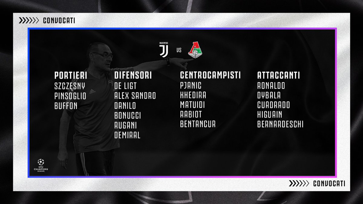 Juventus kamp kadrosu