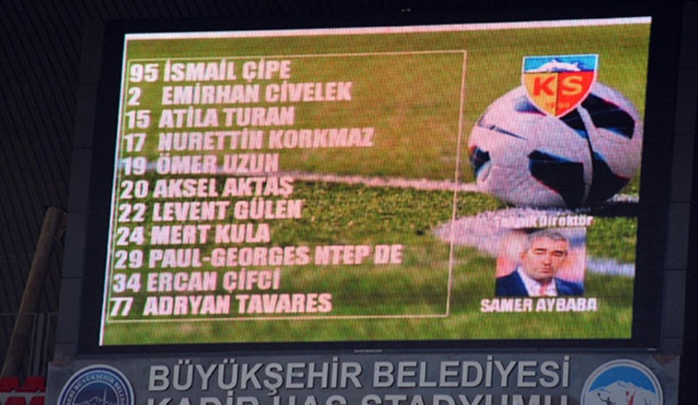 Kayserispor'da teknik direktör gafı