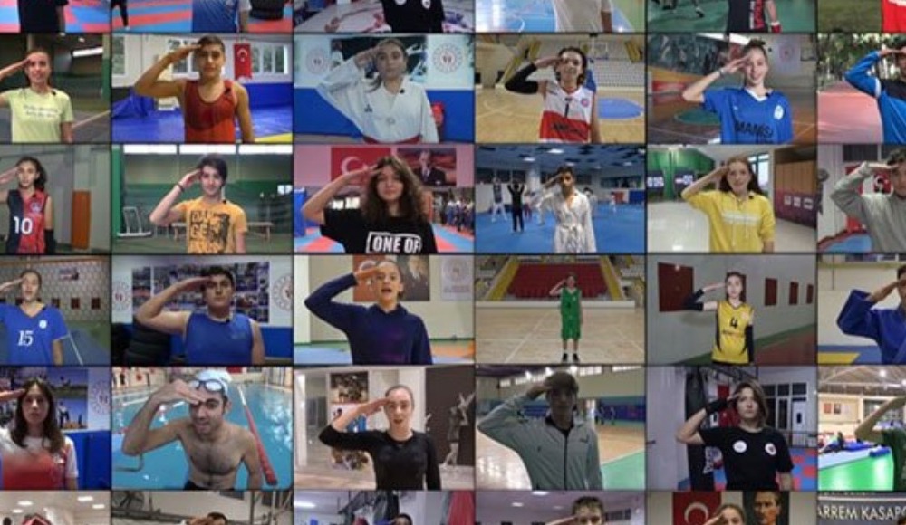 Sporculardan Mehmetçik’e 81 ilden asker selamı
