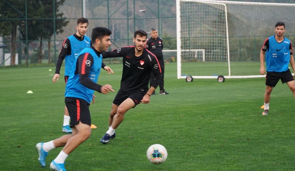 Ümit Milli Futbol Takımı, Andorra maçı hazırlıklarını tamamladı