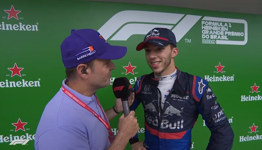 Gasly: "Bu benim ilk podyumum"
