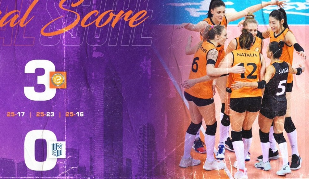 Eczacıbaşı VitrA, Itambe Minas takımını 3-0 yendi