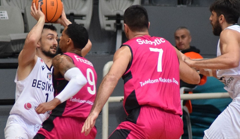 Çekişmeli geçen maçın galibi Beşiktaş Sompo Sigorta