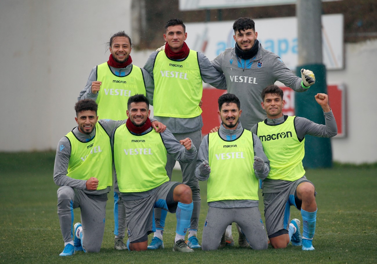 Trabzonspor 2 grup halinde çalıştı!
