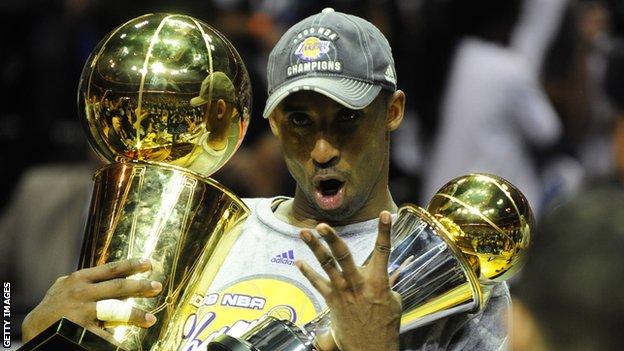 Kobe 5 kez şampiyon oldu