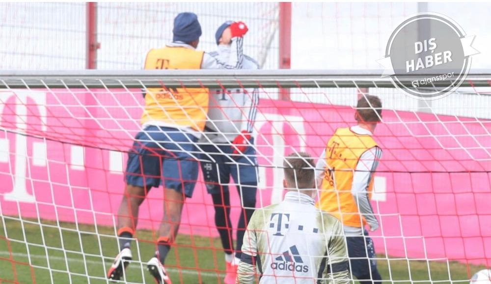 Jerome Boateng, antrenmanda Leon Goretzka ile kavga etti.