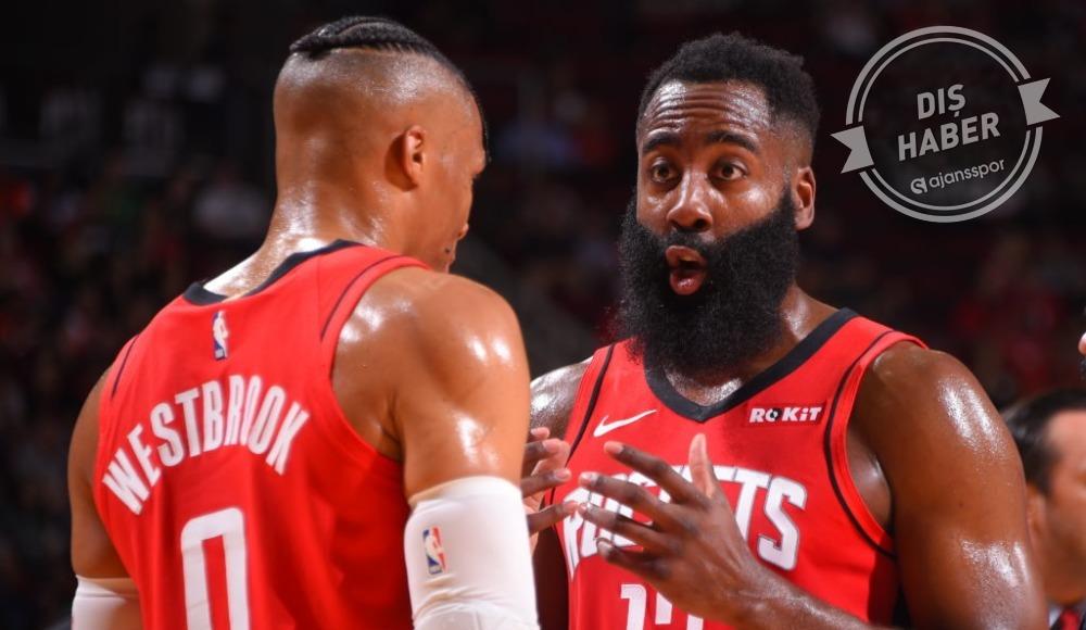 Harden ile Westbrook Celtics'i devirdi