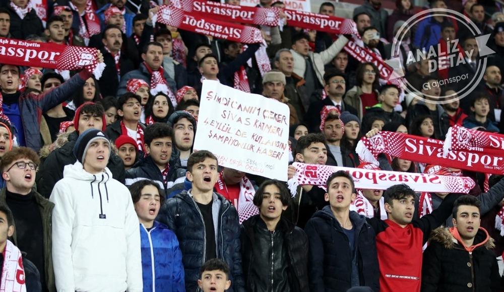 Sivasspor galibiyeti o tezahüratla kutladı