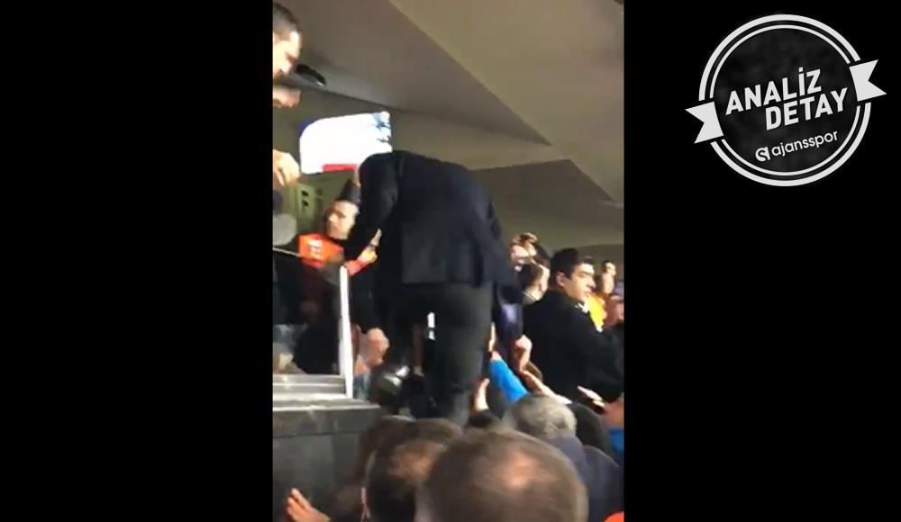Kadıköy'de tansiyon yükseldi! Ali Koç tribüne atladı!