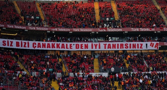 Galatasaray - Gençlerbirliği maçında İdlib şehitleri unutulmadı
