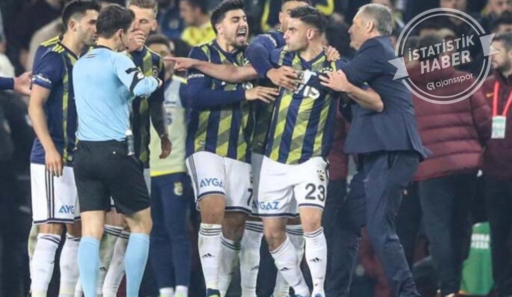Fenerbahçe ligin en çok kırmızı kart gören takımı oldu
