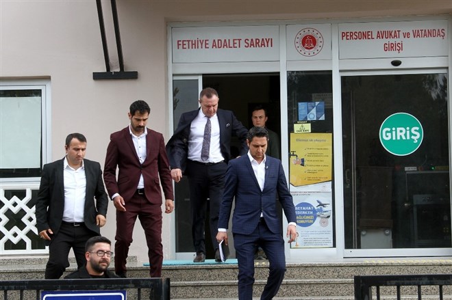 Denizlispor Başkanı Ali Çetin ve polisler arasındaki dava başladı