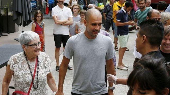Guardiola ve annesi