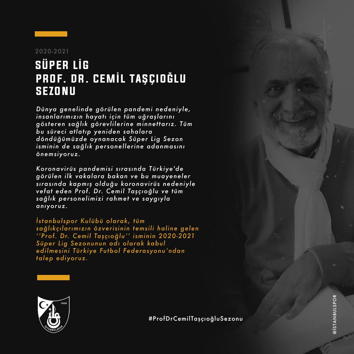 İstanbulspor'un paylaşımı
