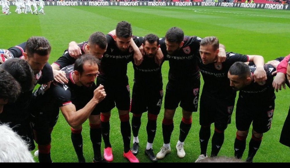 Yılport Samsunspor'da TFF 1. Lig'e yükselme sevinci