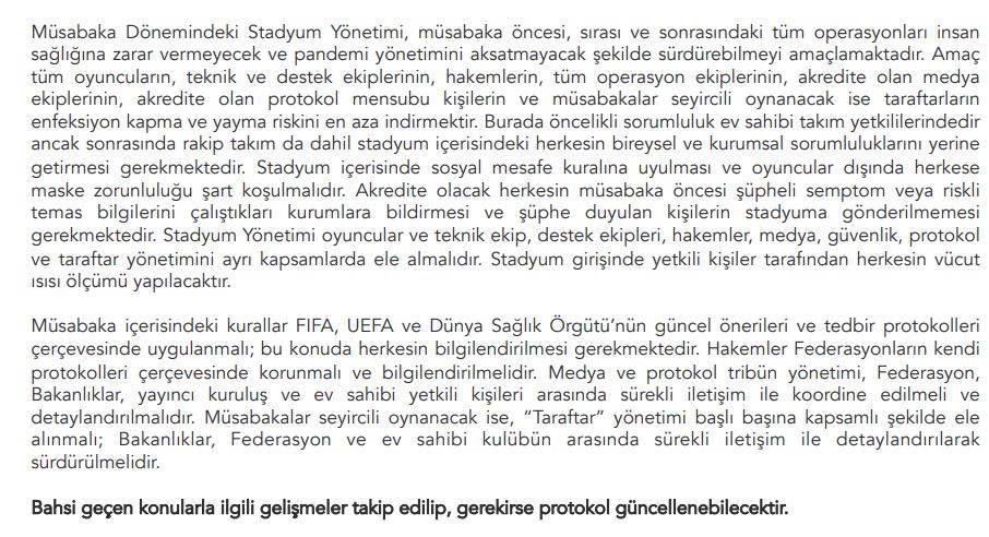 Protokolde yeni güncellemeler olabilir