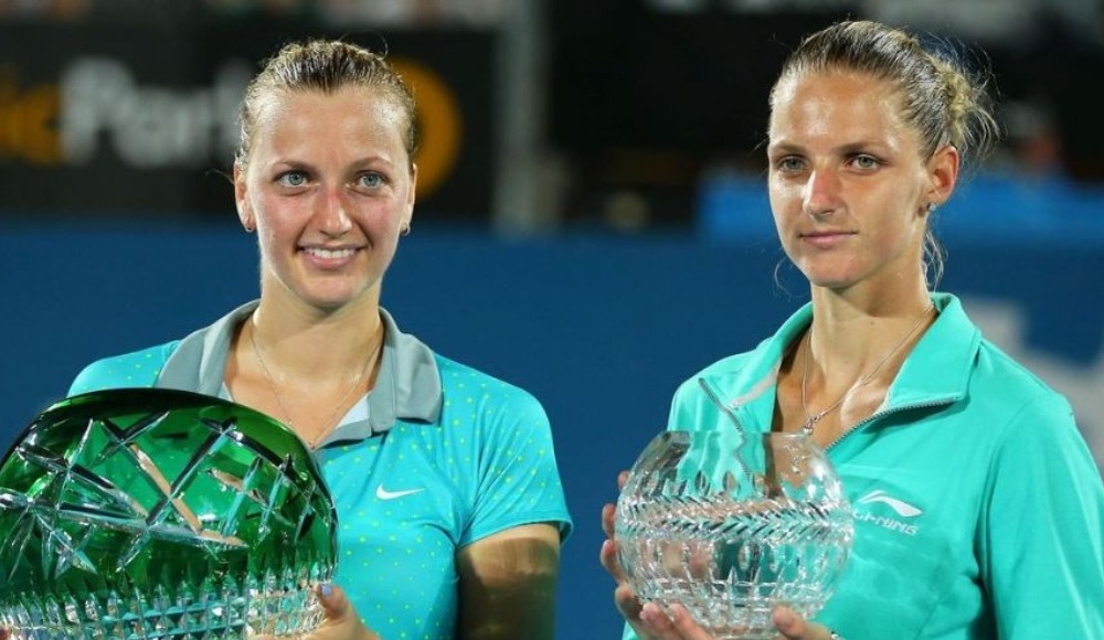Kvitova ve Pliskova'dan alkış alacak hareket