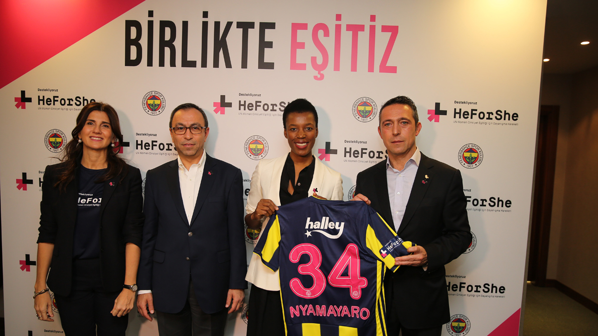 Fenerbahçe 'HeforShe' ile çelişti!