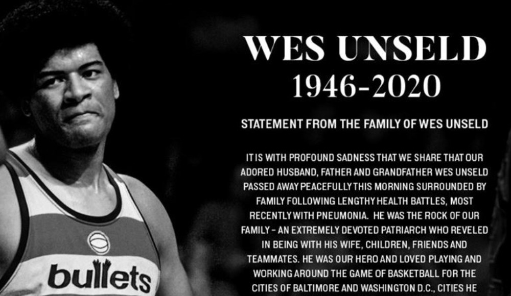 NBA efsanesi Wes Unseld hayatını kaybetti