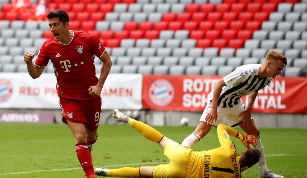 Lewandowski Aubameyang'ı geçti