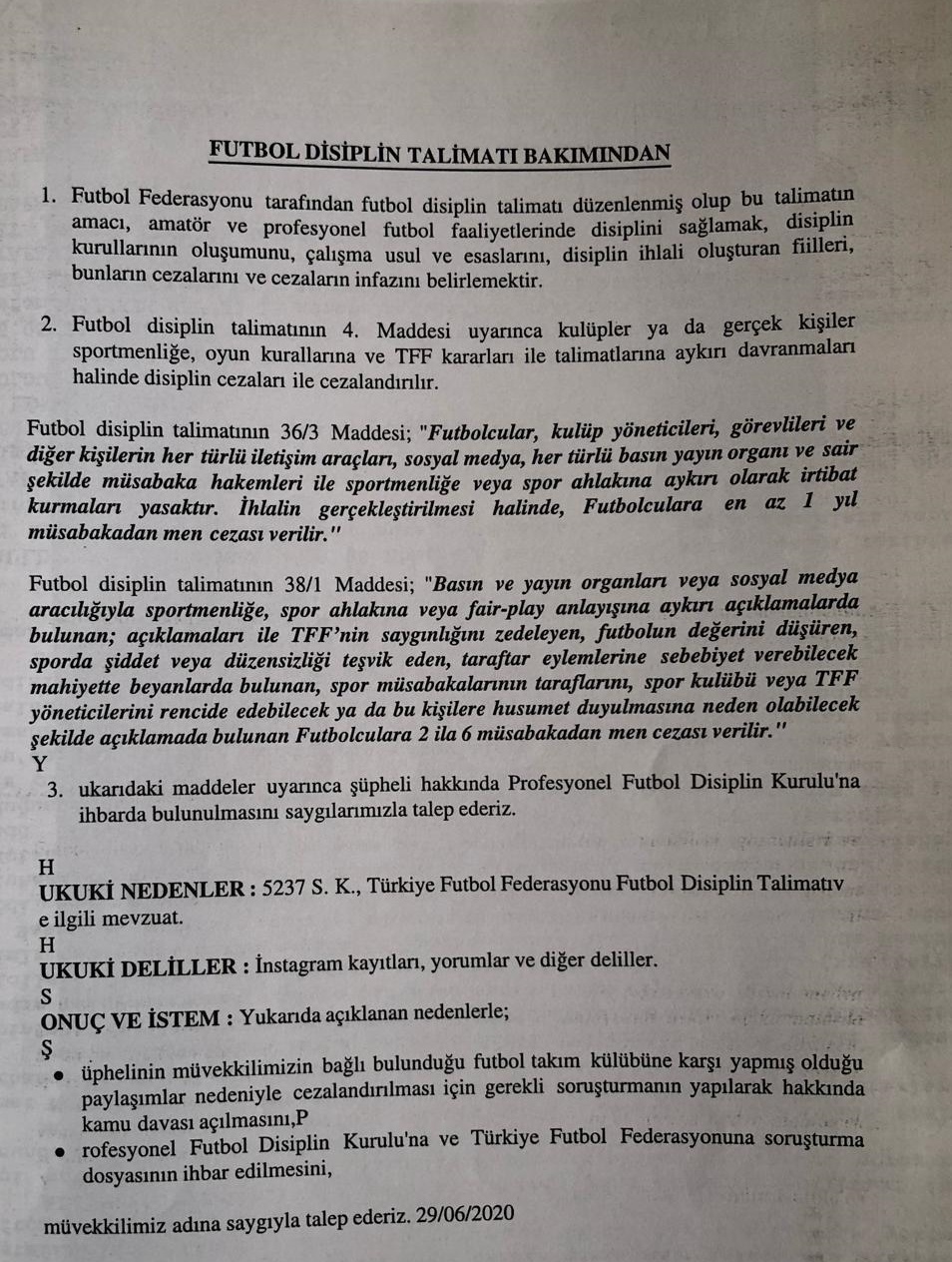 İşte davanın detayları