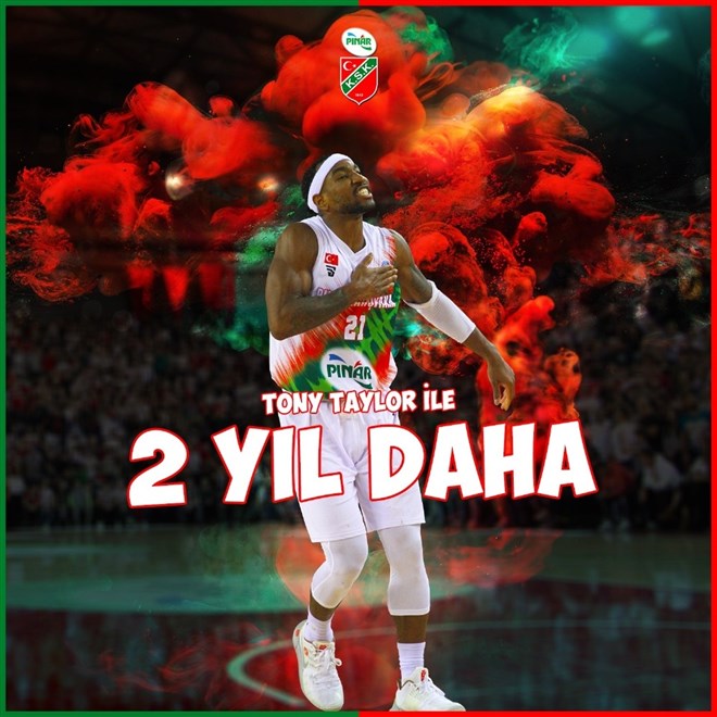 Tony Taylor, 2 yıl daha Pınar Karşıyaka’da