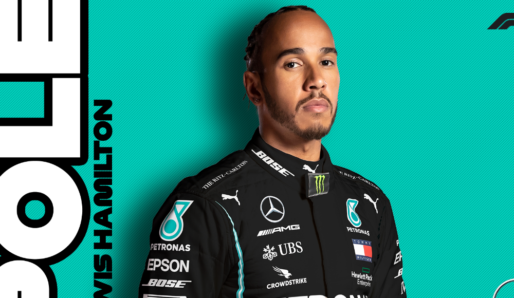 Formula 1'de sezonun ikinci pole pozisyonu Hamilton'ın