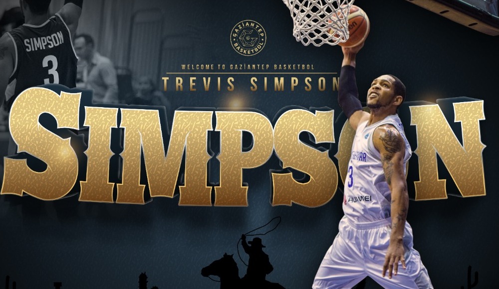 Gaziantep Basketbol oyun kurucu Trevis Simpson'ı kadrosuna kattı