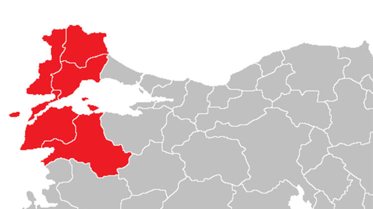 Batı Marmara'da 12 yeni vaka görüldü