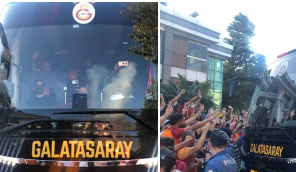 Galatasaray yola çıktı, taraftarlar koronavirüs dinlemedi