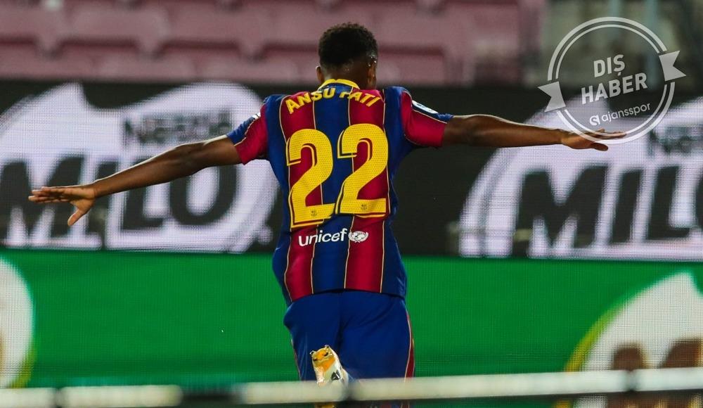 Ansu Fati, La Liga'yı alt üst etmeye devam ediyor