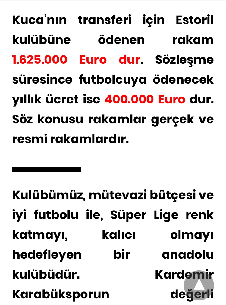 Karabükspor’un Kuca ile ilgili resmî açıklaması...