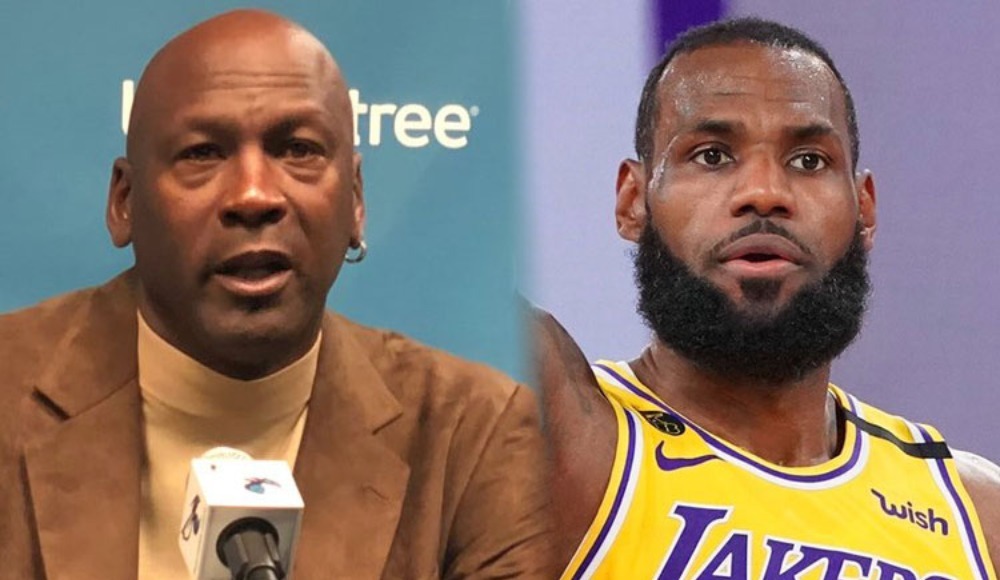 Michael Jordan LeBron James'e fark attı