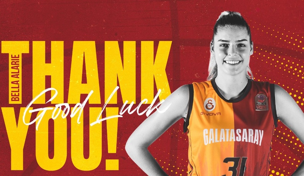 Galatasaray Kadın Basketbol Takımı'nda ABD'li oyuncu Alarie ile yollar ayrıldı