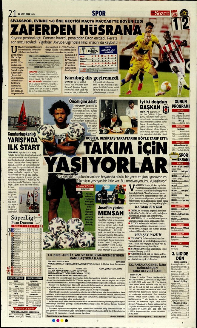 Gazeteler hangi başlıkları attı? Sporda günün manşetleri... 15 1155049 G
