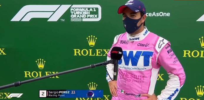 Sergio Perez: "Kaotik bir yarıştı"