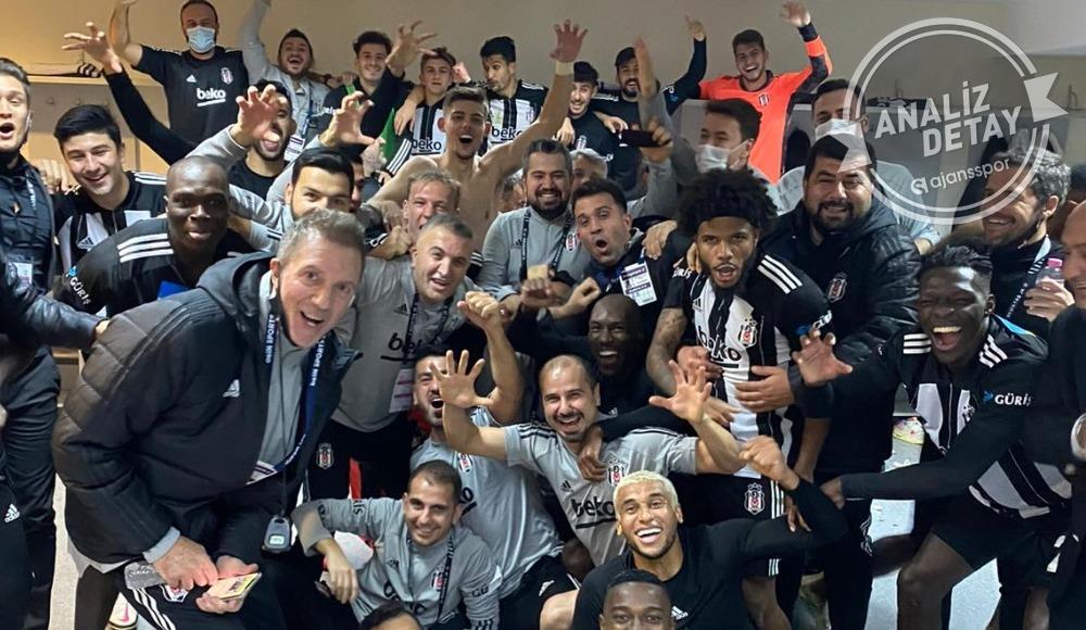 Video - Beşiktaşlı oyuncuların Fenerbahçe galibiyeti sevinci