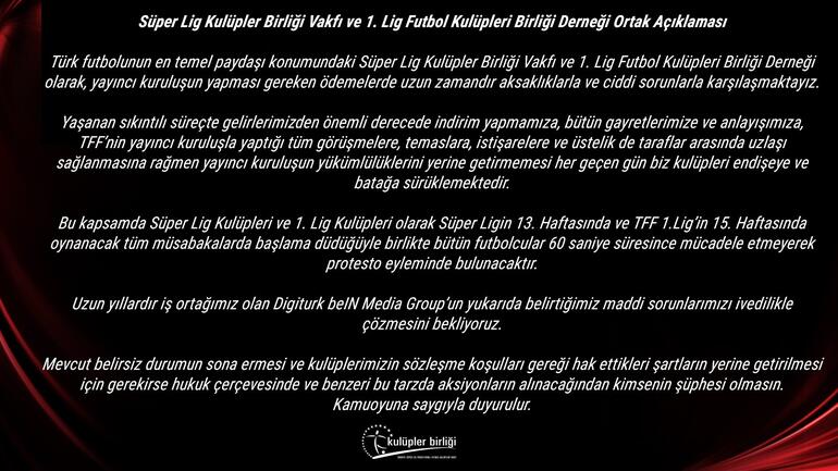 İşte o açıklama
