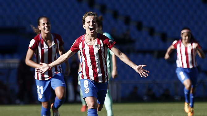 Kadınlar futbolu ''El Clasico''su Atletico Madrid'in