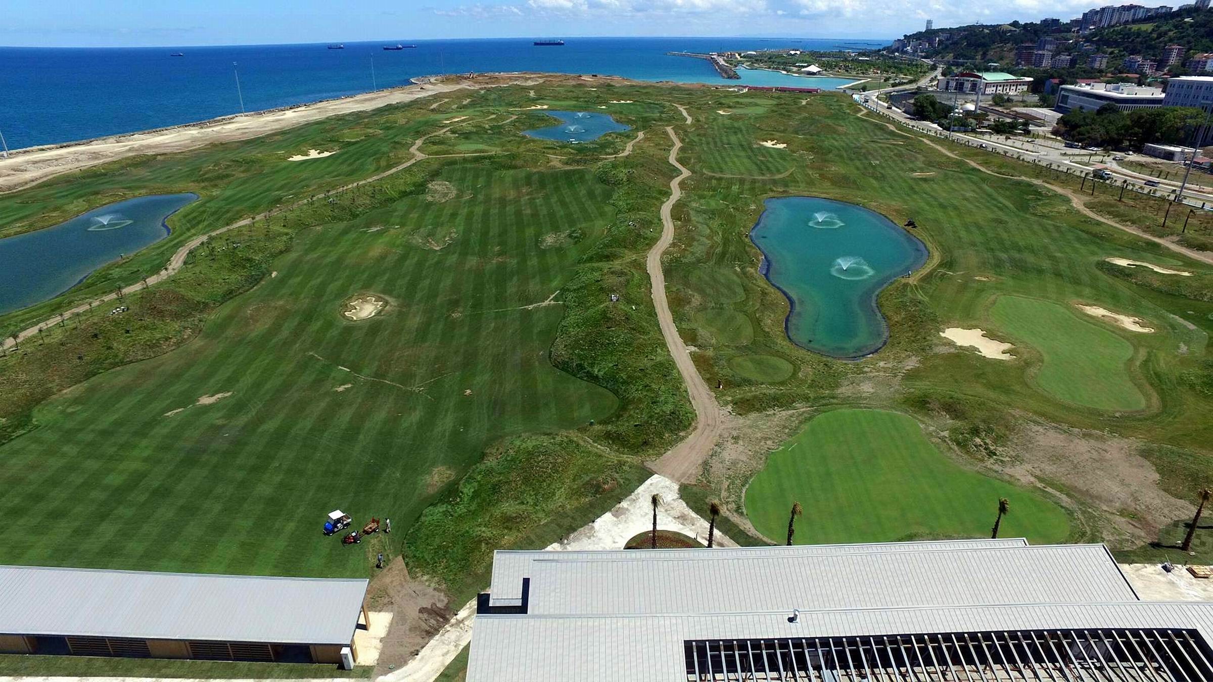 Golf sahasına ilgi sevindirdi
