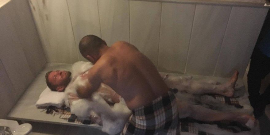 İsmail Balaban, "hamam" geleneğini sürdürdü