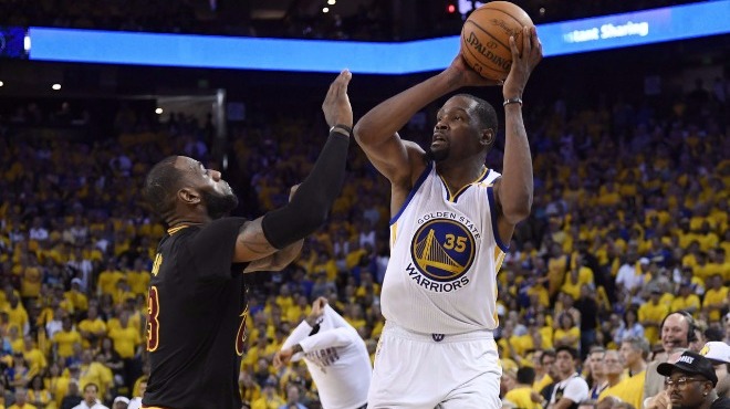 Durant, LeBron'un kendisinden iyi olduğunu düşünmüyor