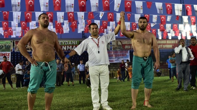 Kahramanmaraş'ta başpehlivan Rıza Yıldırım